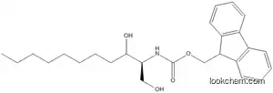 Molecular Structure of 920277-15-2 (Carbamic acid, N-[(1S)-2-hydroxy-1-(hydroxymethyl)decyl]-,9H-fluoren-9-ylmethyl ester)